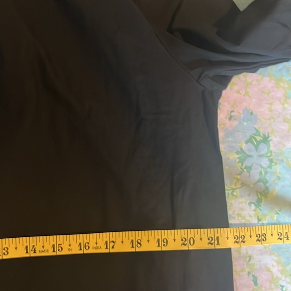 Tuckernuck X Pomander Place | Black Polly Pop Collar Relaxed Shirt Dress Medium - Picture 9 of 11